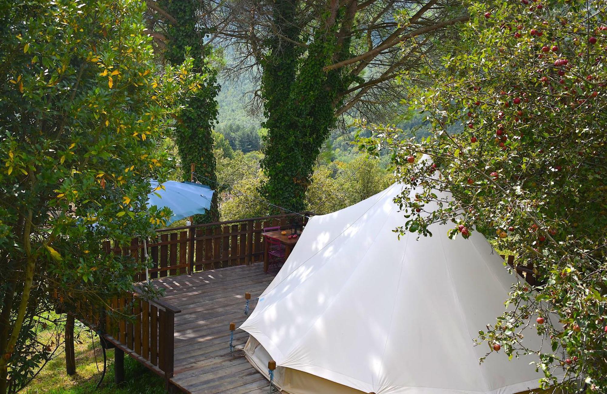 Podere Di Maggio - Glamping Tent 3 ซานตาฟิโอรา ภายนอก รูปภาพ